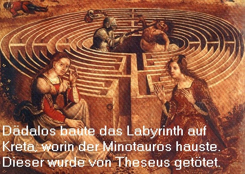 Dädalos (Daidalos Mythologie): Erfinder, Baumeister, Techniker + Künstler Dzidal10