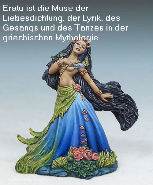 Muse Erato (Mythologie): Liebesdichtung, Lyrik, Tanz + Gesang Erato10