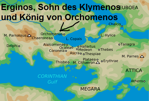 Erginos (Mythologie): Wurde nach Klymenos König von Orchomenos Ergino10