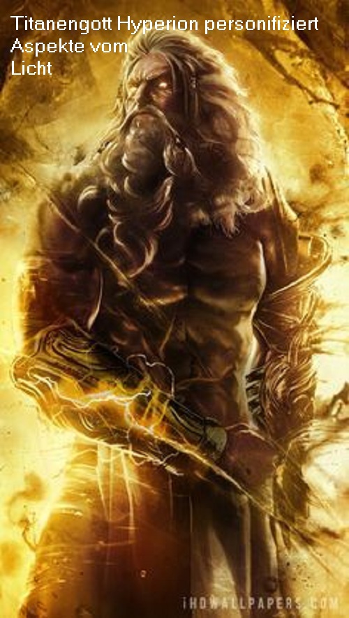 Titan Hyperion (Mythologie): Sohn der Gaia und des Uranos, Licht Hyperi10