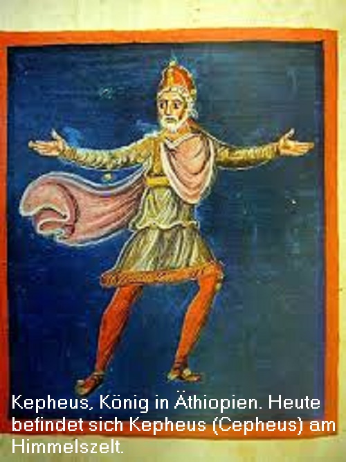 Kepheus (Cepheus, Mythologie): König von Äthiopien, heute Sternbild Kepheu10