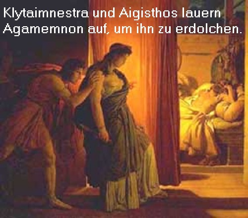 Klytaimnestra (Mythologie): Ermordete ihren Gemahl Agamemnon Klytai10