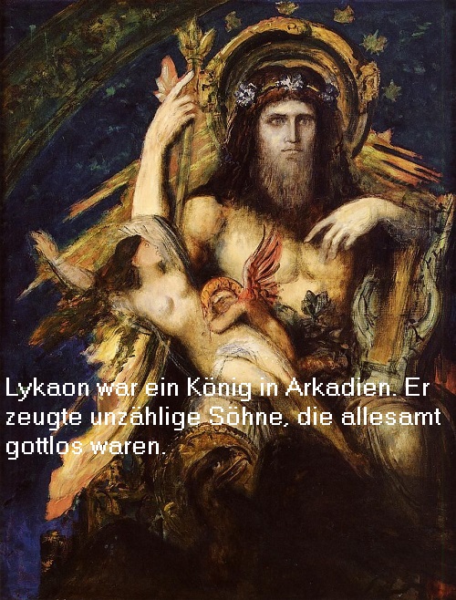 Lykaon (Mythologie): Vater von 50 gottlosen Söhnen Lykaon10