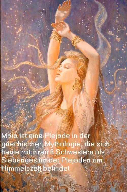 Maia (Mythologie): Plejade, durch Zeus die Mutter des Hermes Maia10