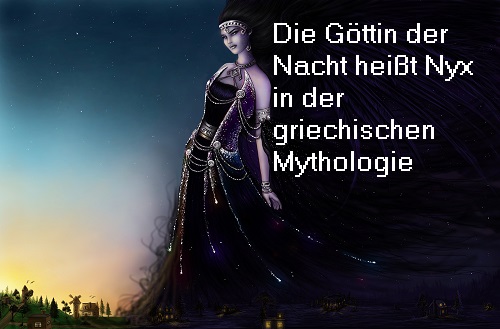 Nyx (Mythologie): Göttin der Nacht, bedeutsam, Mutter von einigen Kindern Nyx10