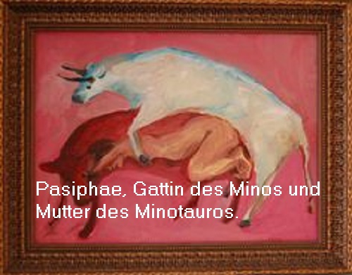 Pasiphae (Mythologie): Gemahlin des Minos, Mutter des Minotauros (Kreta) Pasiph10