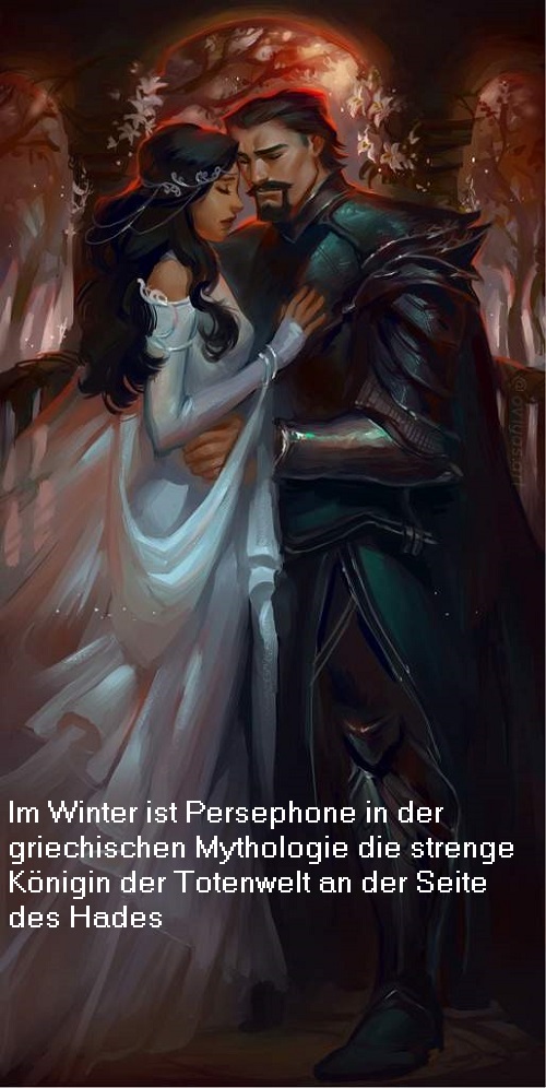 Persephone (Mythologie): Göttin der Totenwelt Hades im Winter Persep10