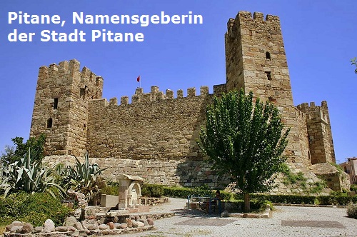 Pitane (Mythologie): Namensgeberin der gleichnamigen Stadt Pitane10