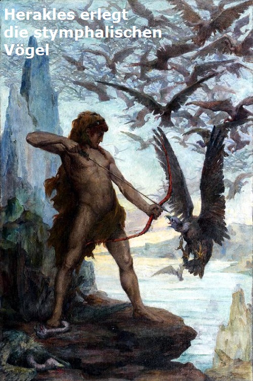 Stymphalische Vögel (Mythologie): Bestien mit bleiernden Federn Stymph10