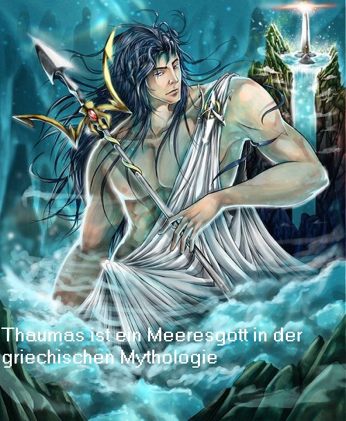 Thaumas (Mythologie): Meeresgott, Vater der Harpyien + Iris und Arke Thauma10