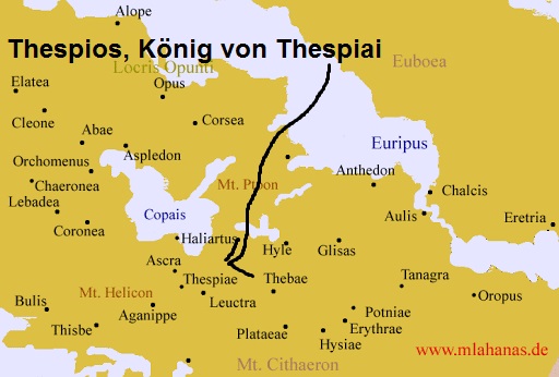 Thespios (Mythologie): König von Thespiai und Vater von 50 Töchtern Thespi10