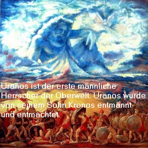 Uranos (Mythologie): Himmel in Göttergestalt (Himmelsgewölbe) Uranos10