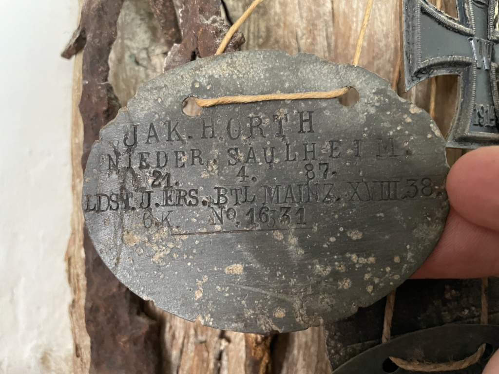 Identification plaque allemande première guerre mondiale  C273be10