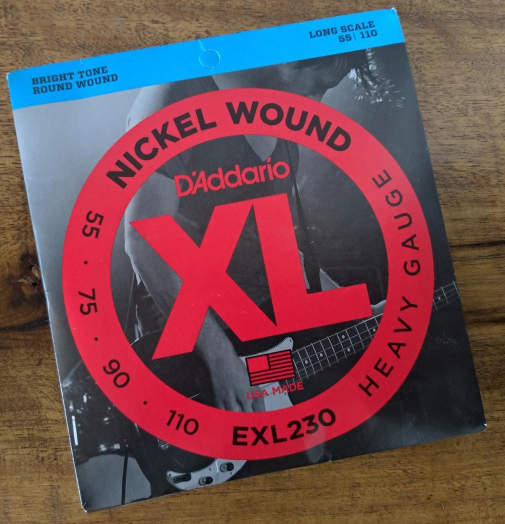 Corda D'Addario Nickel Wound XL EXL230 Heavy Gauge Corda_11