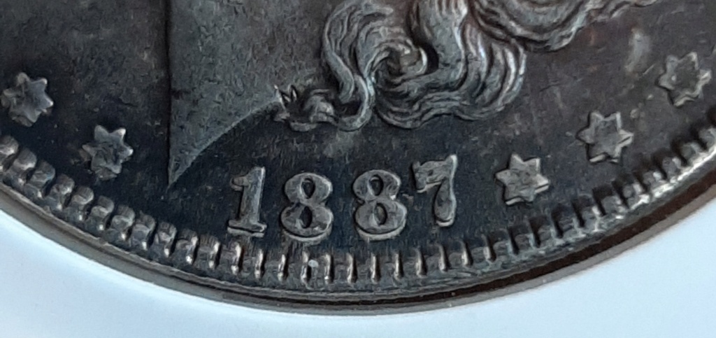 1 dolar 1887 tipo Morgan 20200810