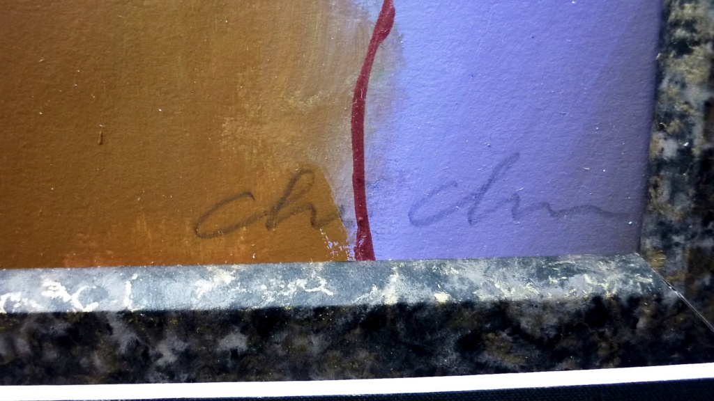 Need help identifying artist signature on abstract painting 515e8d10