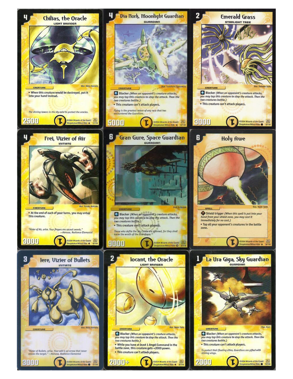 Duel Masters Printables sets 1-17? Ogset110