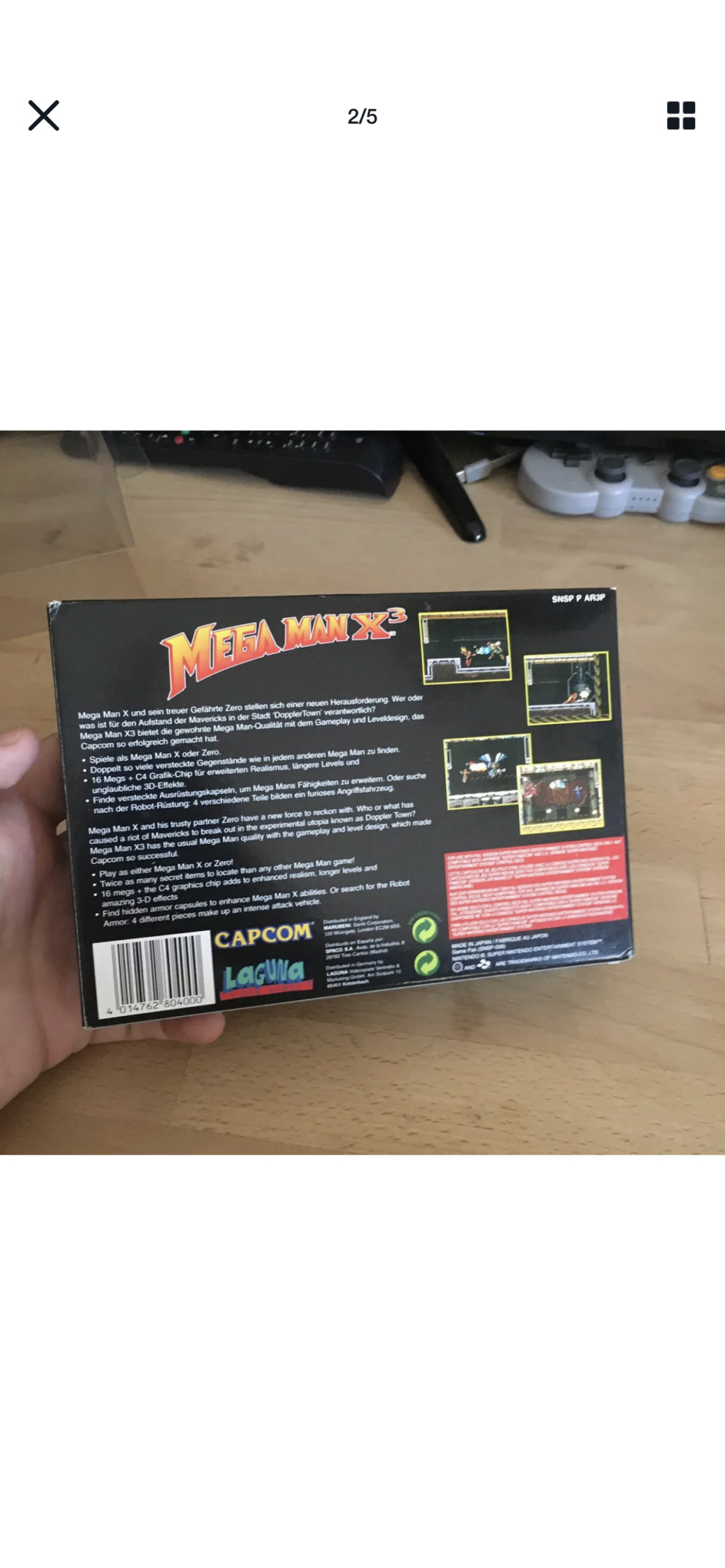 Avis - Mega Man X 3: cote et authenticité Bd30a810