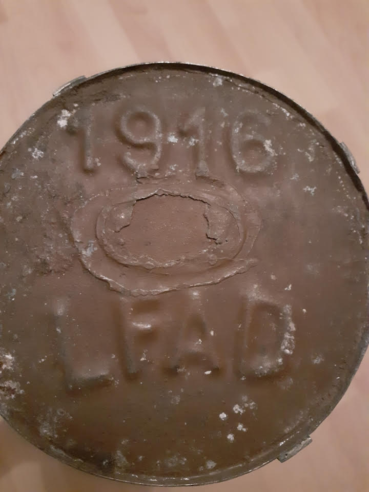 Bombonne de gaz datée 1916 Bg410