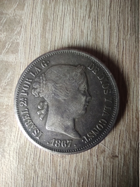 2 escudos de plata. Isabel II 1867 Img_2010