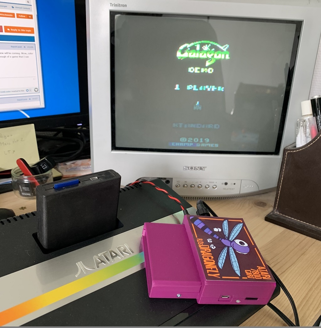 La cartouche Dragonfly pour Atari 7800 Dragon10
