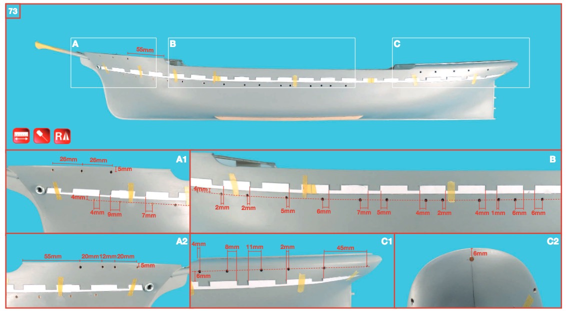 3-mâts barque Belem [plan 1/144°] de FDingenierie Belem10