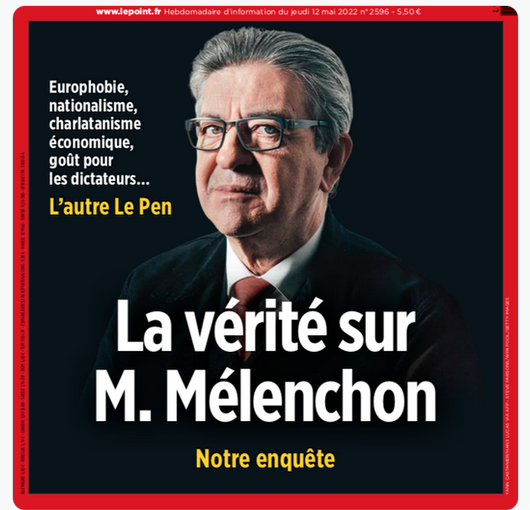 Le point: "mélenchon, l'autre Le Pen"... Captur22