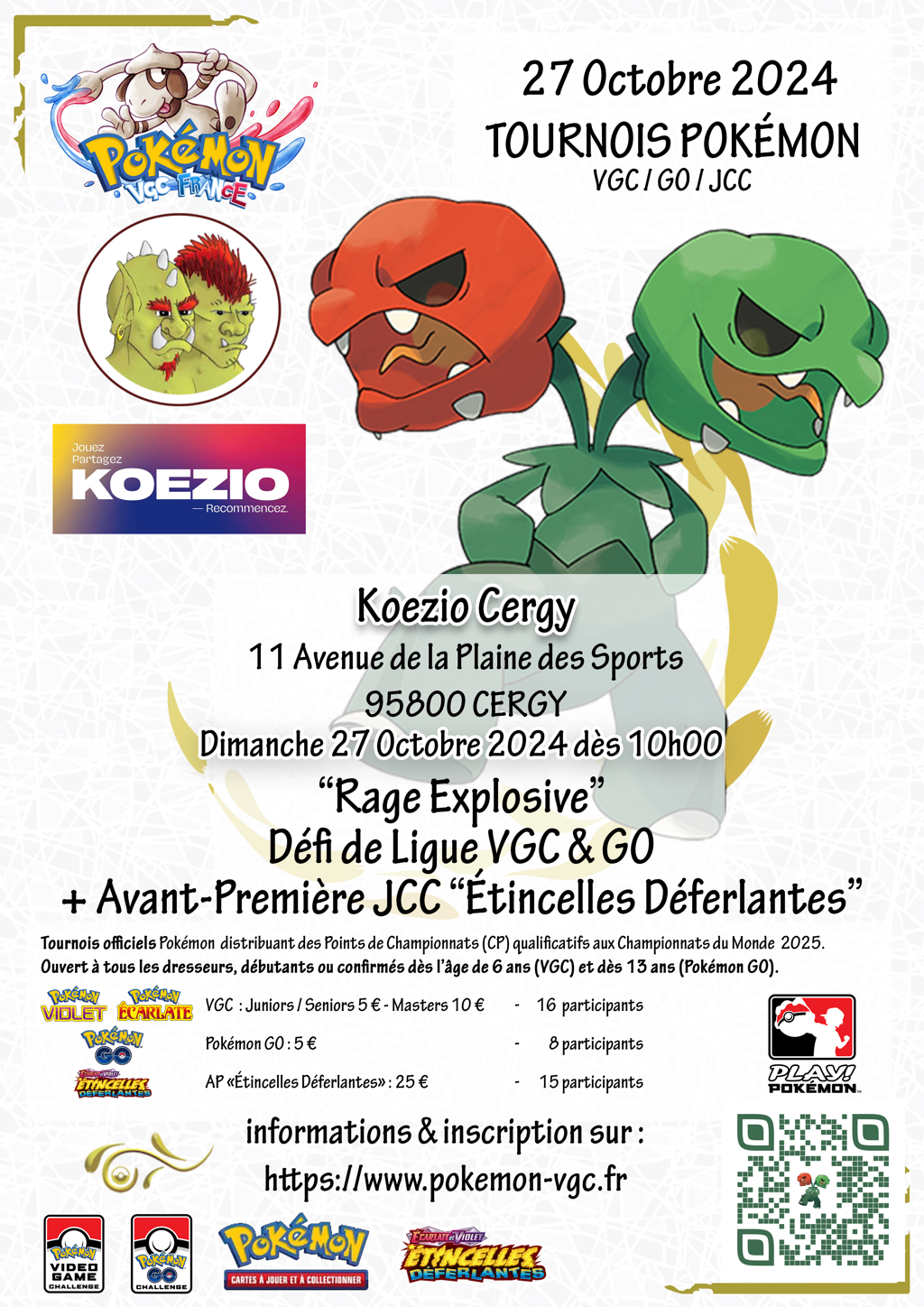 27 Octobre 2024 - (95) Cergy - Défi de Ligue (VGC & GO + AP JCC) 20241025