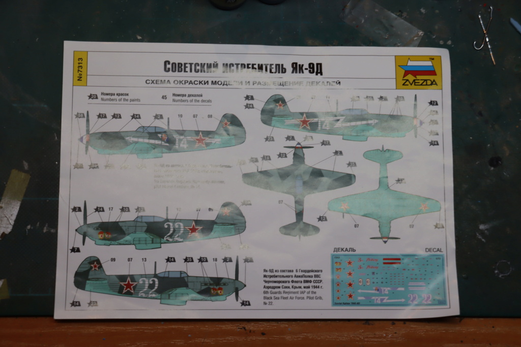 1/72 Yak 9 D soviet Fighter ZVEZDA Img_3548