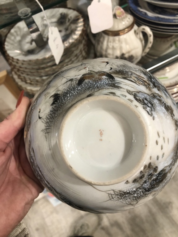 Charity shop find! Eastern crockery set - Japanese egg shell porcelain  Ad23d110