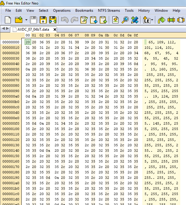 AVR8, Saving EEPROM Data to File Avdc_012