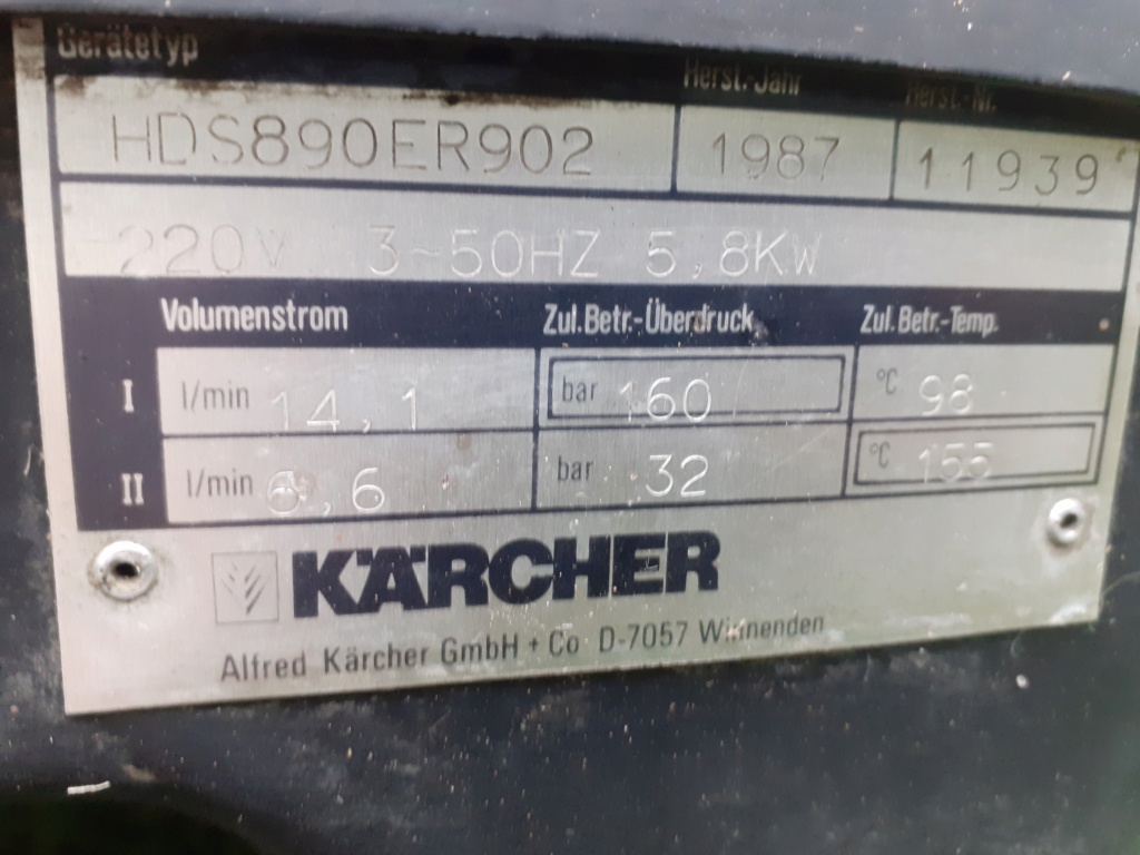 Karcher HDS 890 220v triphasé  16737111