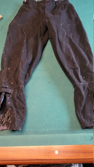 Pantalon culotte mle 38 teint en bleu 20230153