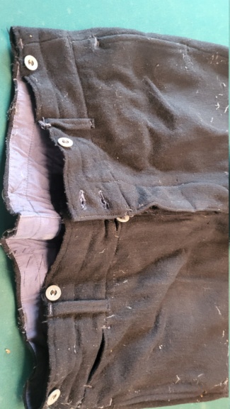 Pantalon culotte mle 38 teint en bleu 20230159