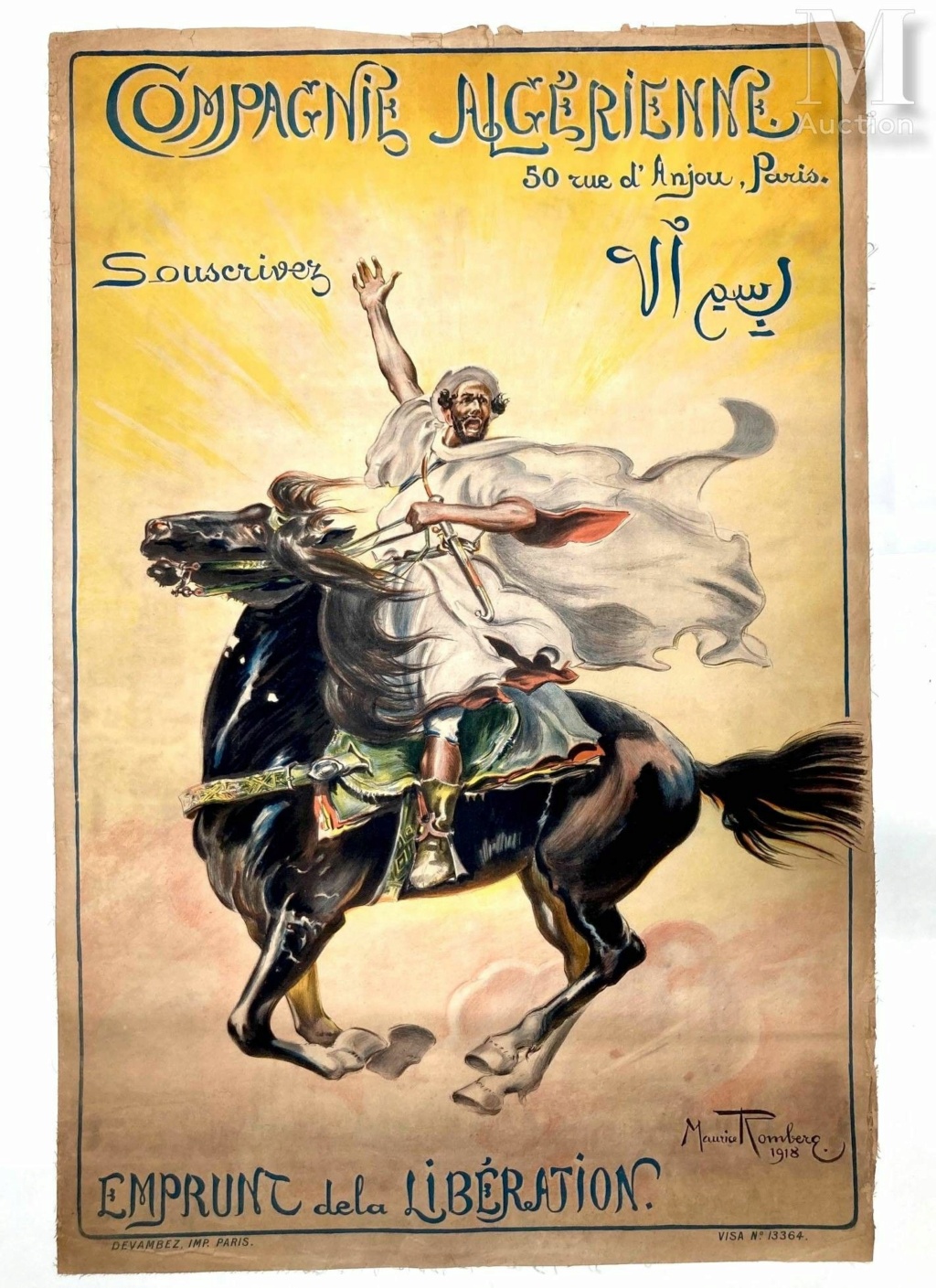 Affiche de poilu vers 1900 Compan10