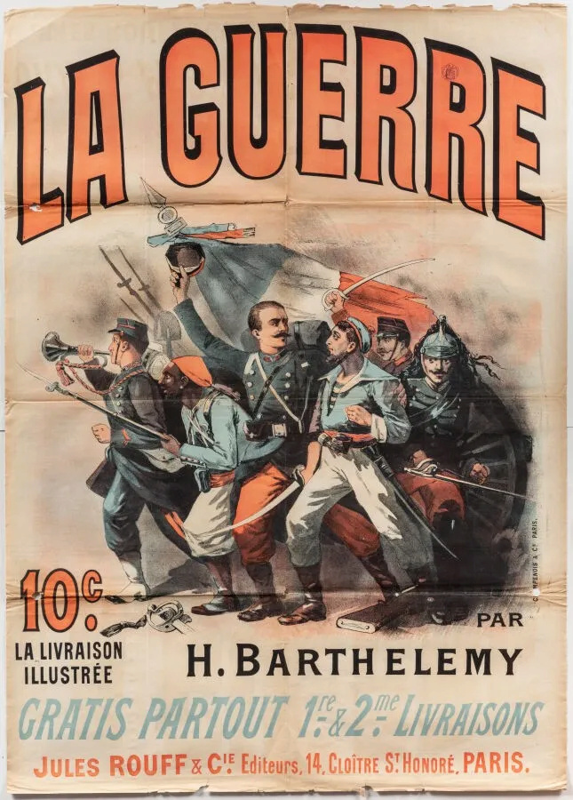 Affiche de poilu vers 1900 La_gue10