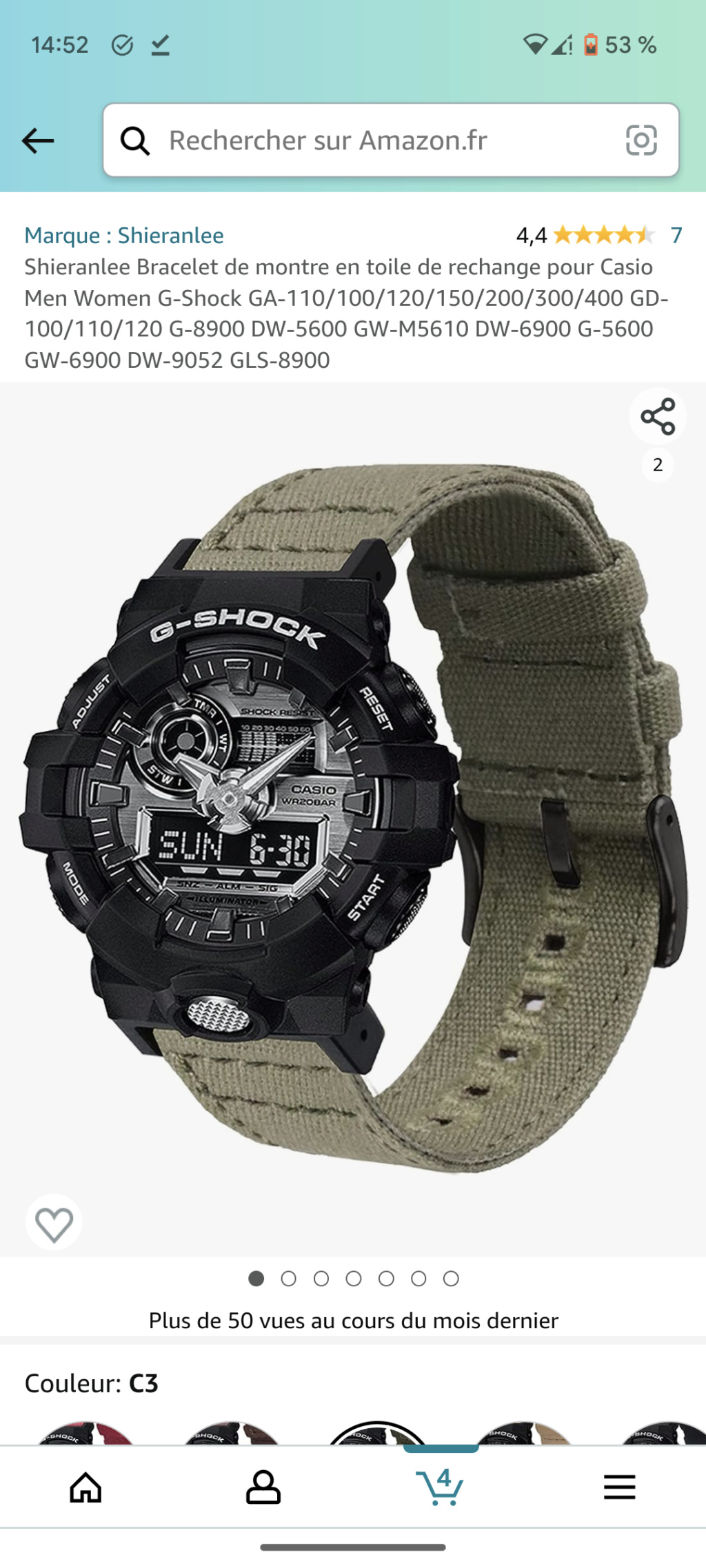 G-Shock GA-900-1AER bracelet Screen11