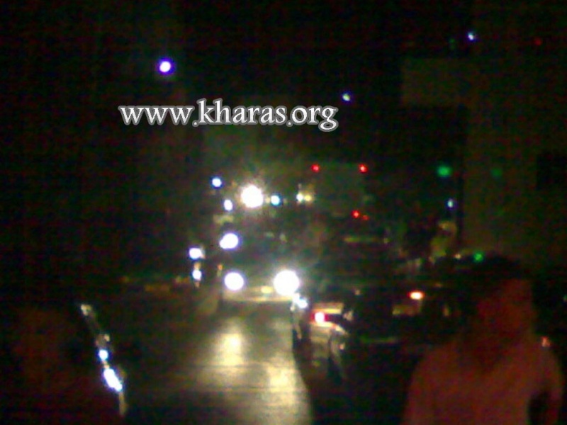 زحمة السير ليلة العيد في خاراس 20080910
