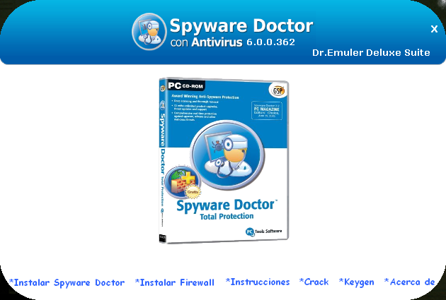 Spyware Doctor con Antivirus Y Firewall 6.00362+Crack+Keygen+Instrucciones Dremul10