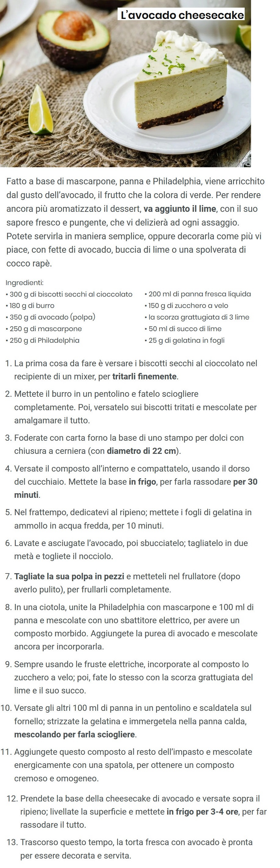 RICETTE dal MONDO - Pagina 14 Avocad11