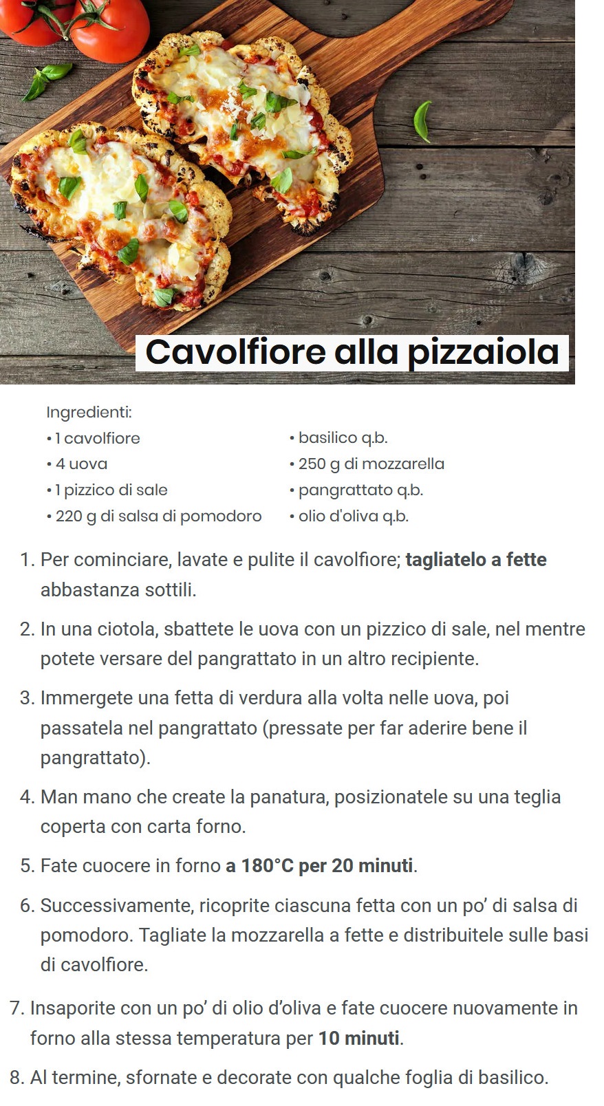 RICETTE dal MONDO - Pagina 11 Cavolf18