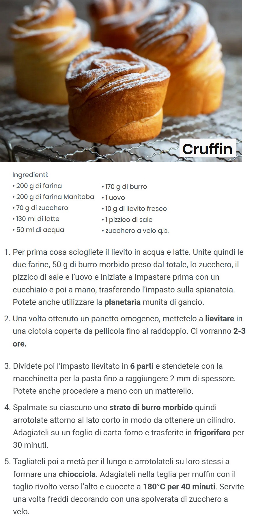 RICETTE dal MONDO - Pagina 12 Cruffi10