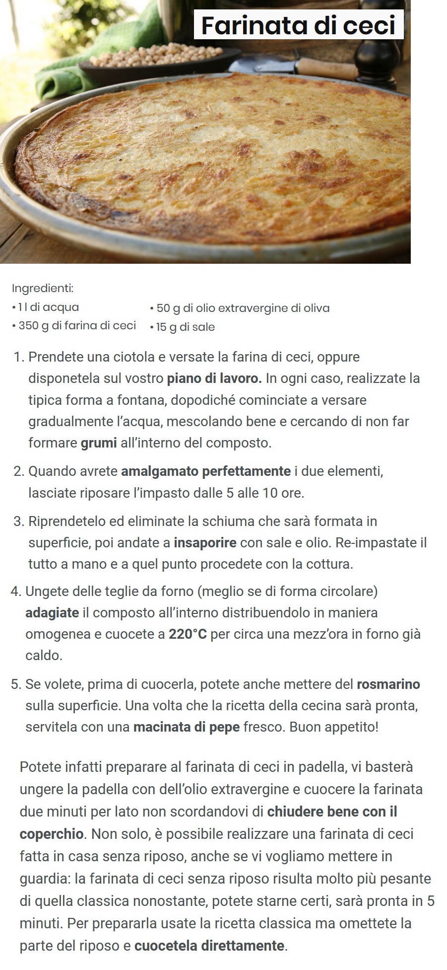 RICETTE dal MONDO - Pagina 15 Farina11