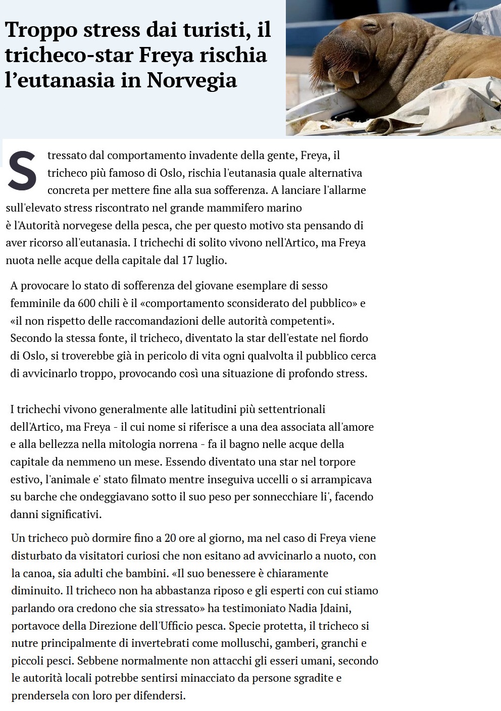 Notizie di animali....nel mondo - Pagina 20 Triche11