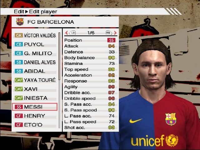 .:!:. PES2009 .:!:. Messi10