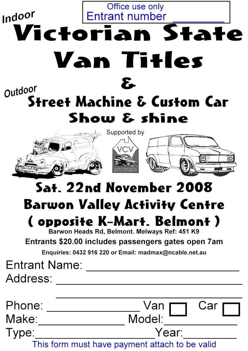 Vic State Van titles 2008 Entry_10