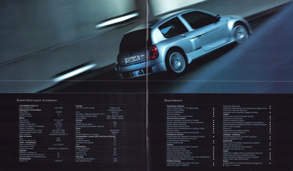 Renault Sport Clio V6 brochure Renau132