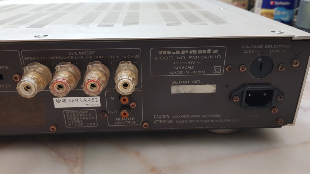 Marantz PM-17SA Integrated Amplifier (Sold) 20201112