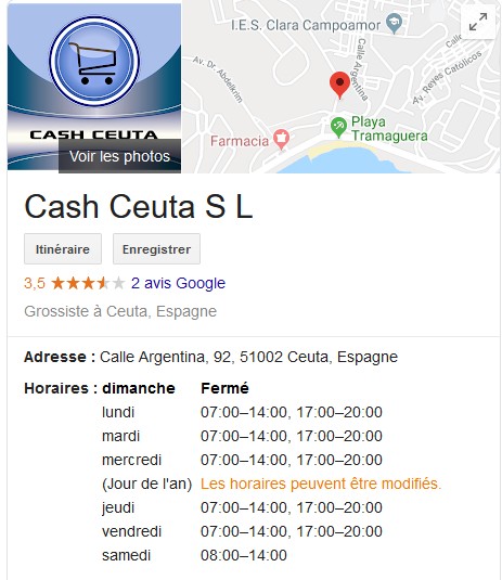 [ESPAGNE] magasin Cash à Ceuta Cash_c10