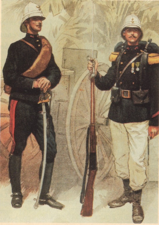 INFANTERIE DE MARINE COLONIALE FANÇAISE-1880 Troupe10